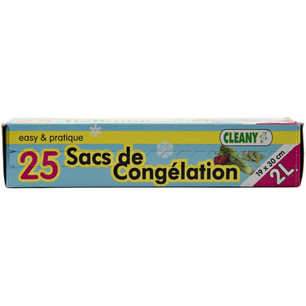 Cleany 25 Diepvrieszakken 2L - 19 x 30cm