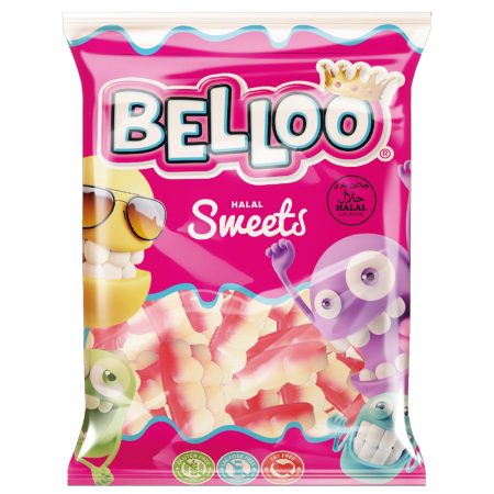 Belloo sweets “Gladde Tanden” 100g Halal Gelatine