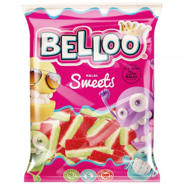 Bello sweets "Watermeloen" 100g Halal Gelatine