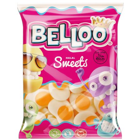 Bello sweets "Eieren" 100g Halal Gelatine