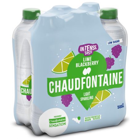 Chaudfontaine Intense Lime & Blackberry 6 x 500ml