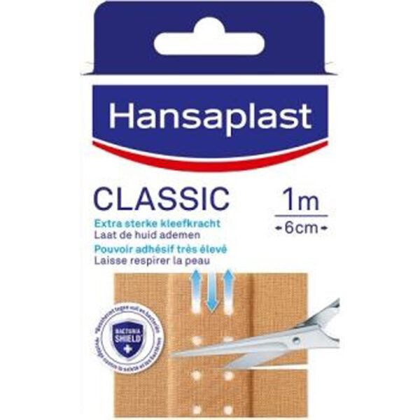 Hansaplast Classic Pleisters Flexibel 1mx6cm - Afbeelding 2