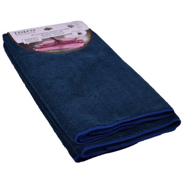 Tiseco Home Essentials Microvezeldweil x3 Blauw 50x70cm