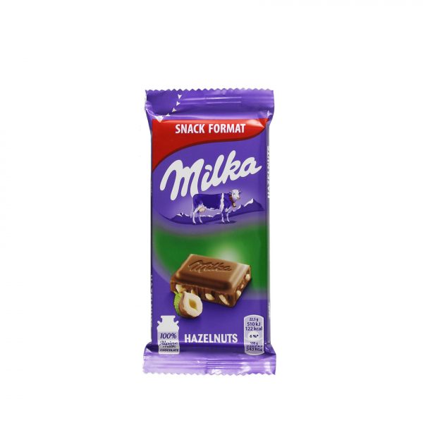 Milka Mini Chocolade Hazelnoot 45gr