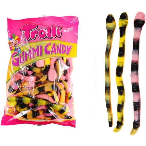 Trolli Slangen Fruitsmaak Glutenvrij 1Kg