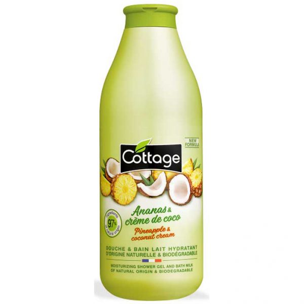 Cottage Bad & Douchegel - Melk Ananas & Kokoscrème 750ml