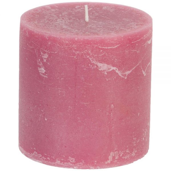 Le Comptoir De La Bougie - Kaars 10cm Roze - 57uur