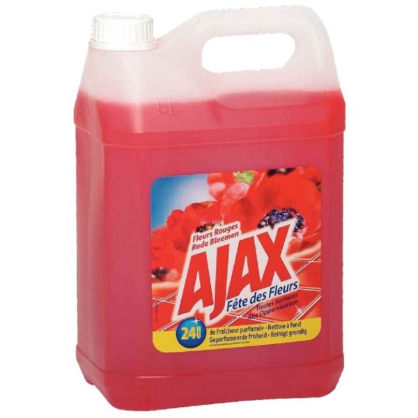 Ajax Allesreiniger - Rode Bloemen - 5L