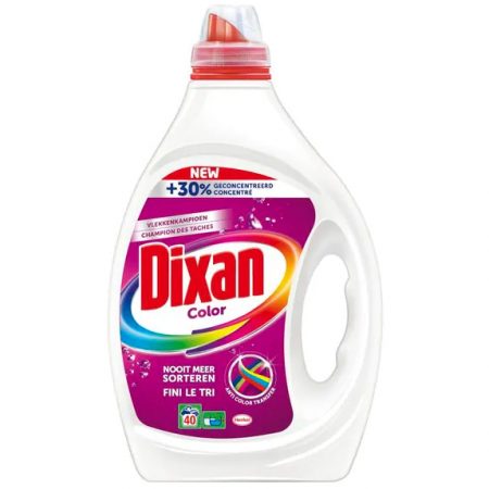 Dixan Vloeibaar Wasmiddel Color 2L/40wasb