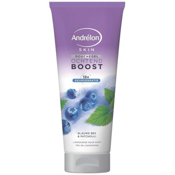 Andrélon Douchegel Ochtend Boost Blauwe Bes & Patchouli 200ml