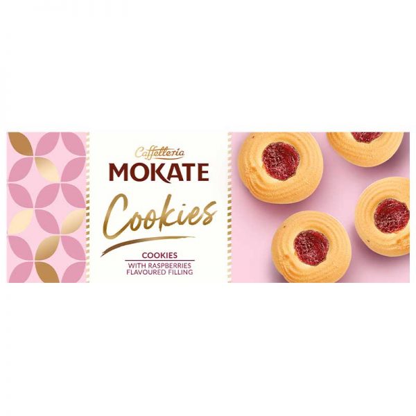 Mokate Cookies - Rings Met Framboosvulling 150g