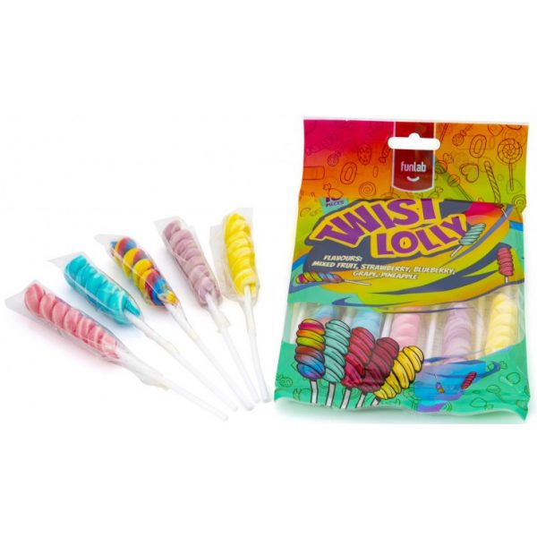 Funlab Twist Lolly's 10 stuks 120g