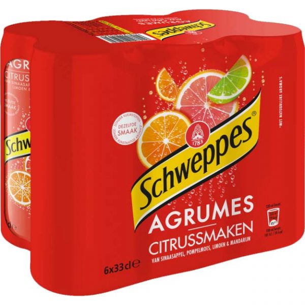 Schweppes Agrum 6 x 33cl