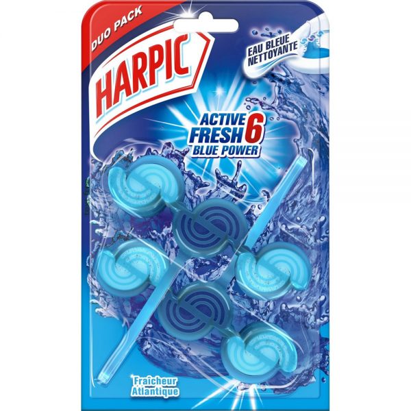 Harpic WC-Hanger Color Power 6 Blauw Water 2 x 39g