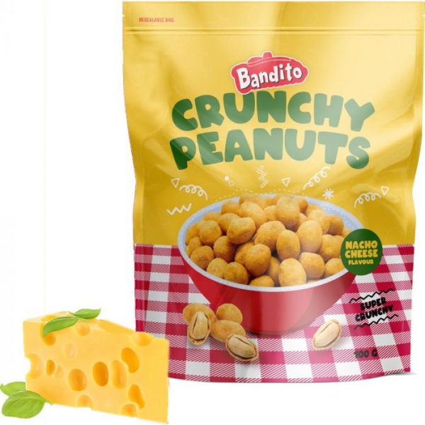 Bandito Crunchy Peanuts Nacho Cheese 100g