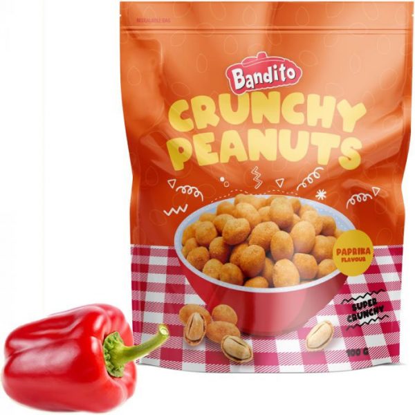 Bandito Crunchy Peanuts Paprika 100g