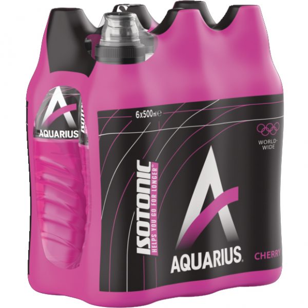 Aquarius "Cherry" 6 x 500ml