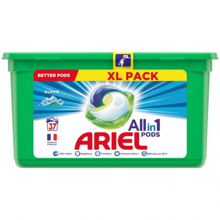 Ariel All-In-1 Pods Alpine XL Pack 37wasb/932,4g