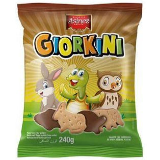 Astinez Dierenbiscuit met Melkchocoladelaag 240g