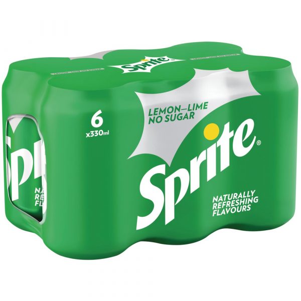 Sprite No Sugar 6x330ml