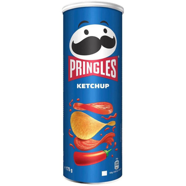 Pringles Chips "Ketchup" 165gr - Afbeelding 2
