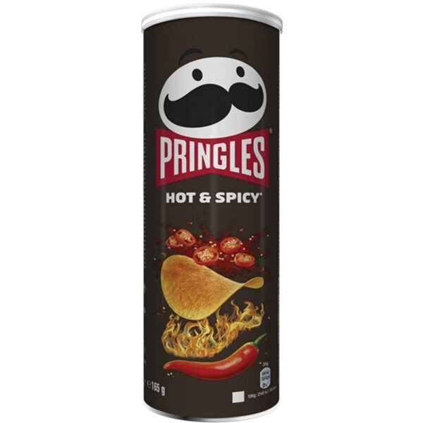 Pringles Chips "Hot & Spicy" 165gr - Afbeelding 2