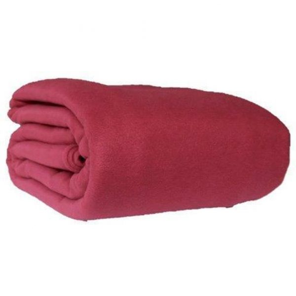 Brandvertragend Deken 240x260cm –  Bordeaux - Heel zacht & Duurzaam - Afbeelding 2