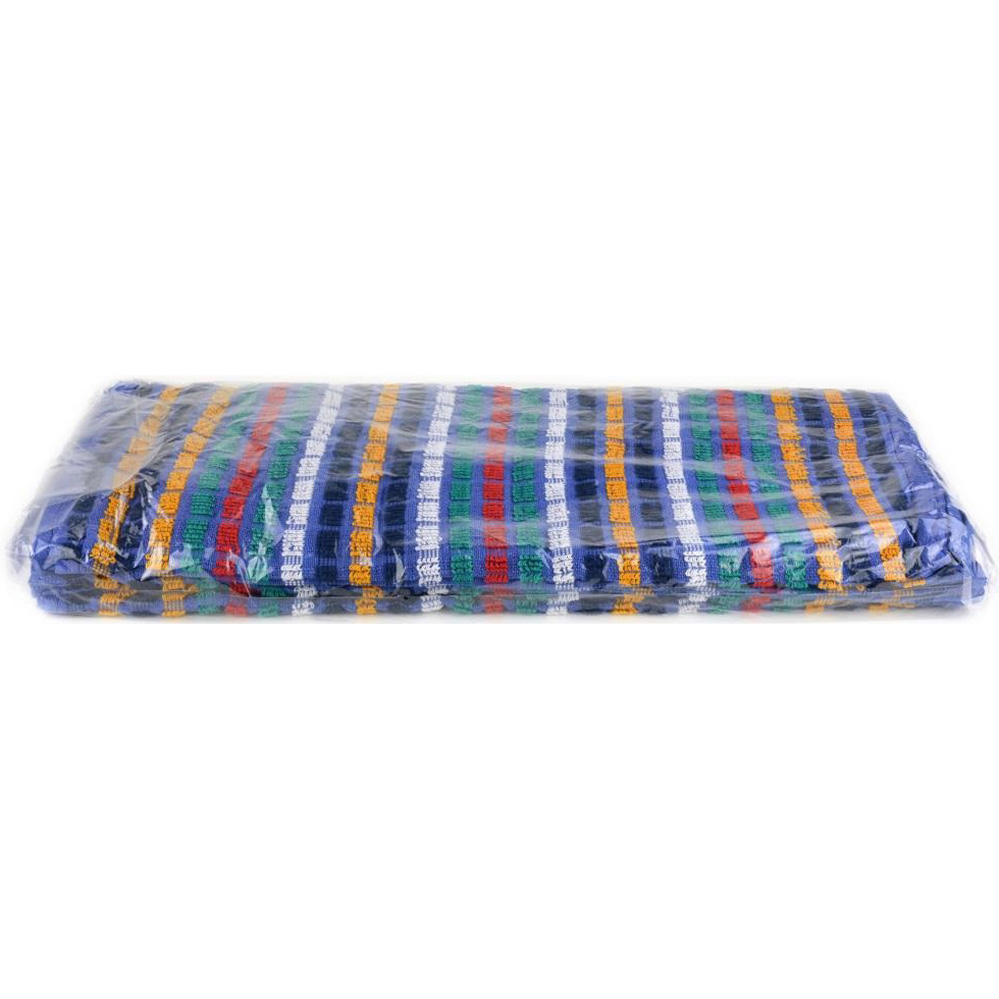 6 Handdoeken Mineur Blauw/Gekleurd 50x80cm