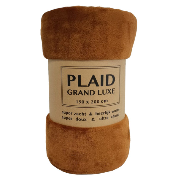 Plaid Grand Luxe Whisky 150 x 200cm