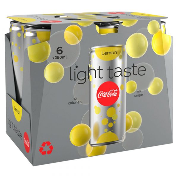 Coca Cola Light Lemon 6 x 250ml