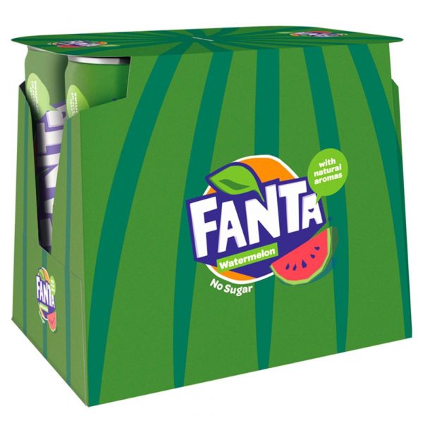 Fanta Watermeloen No Sugar 6x250ml