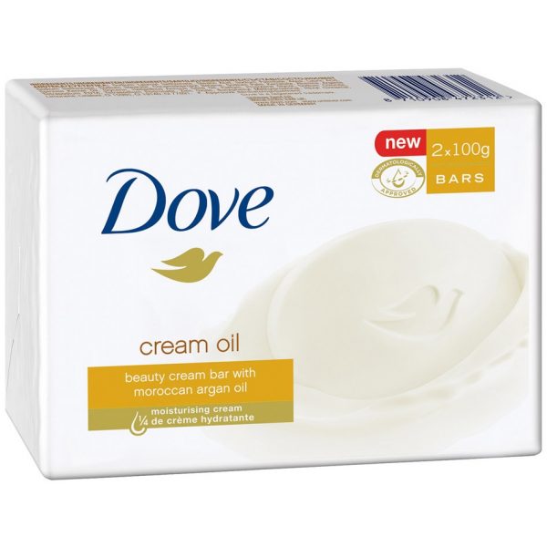Dove Zeep Cream Argan Olie 2x100gr