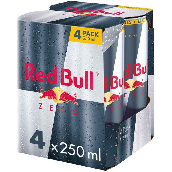 Red Bull Zero 4x250ml