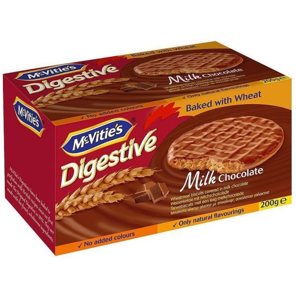 Mc Vities Digestive Melkchocolade 200g