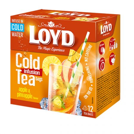 Loyd Cold Tea – Apple & Pineapple – 12x Theezakjes