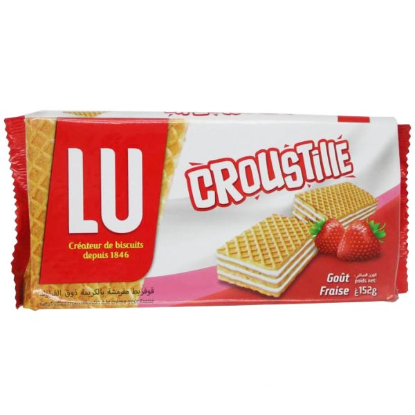 Lu croustille Aardbeivulling 152g