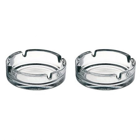 Asbakken Glas 107mm - 2 stuks