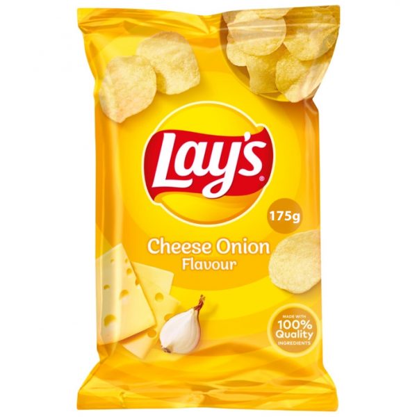 Lays Chips Cheese Onion 175g