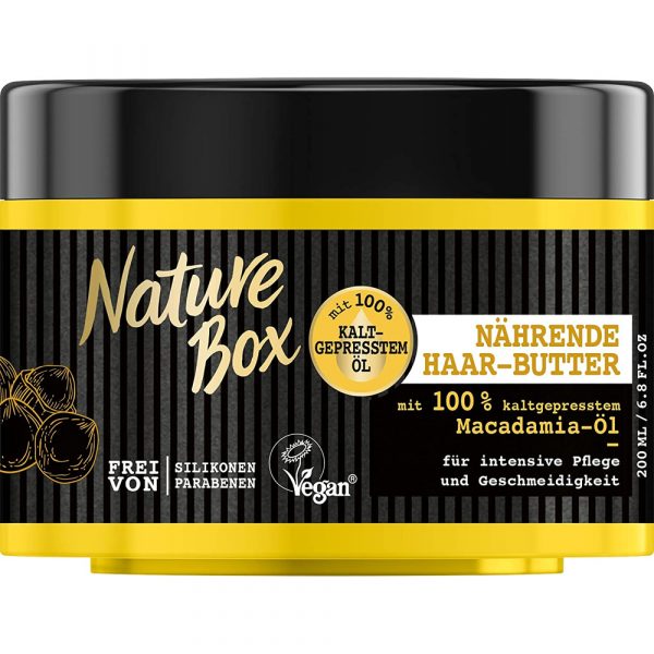 Nature Box Voedende Haarboter 200ml Macademia Olie