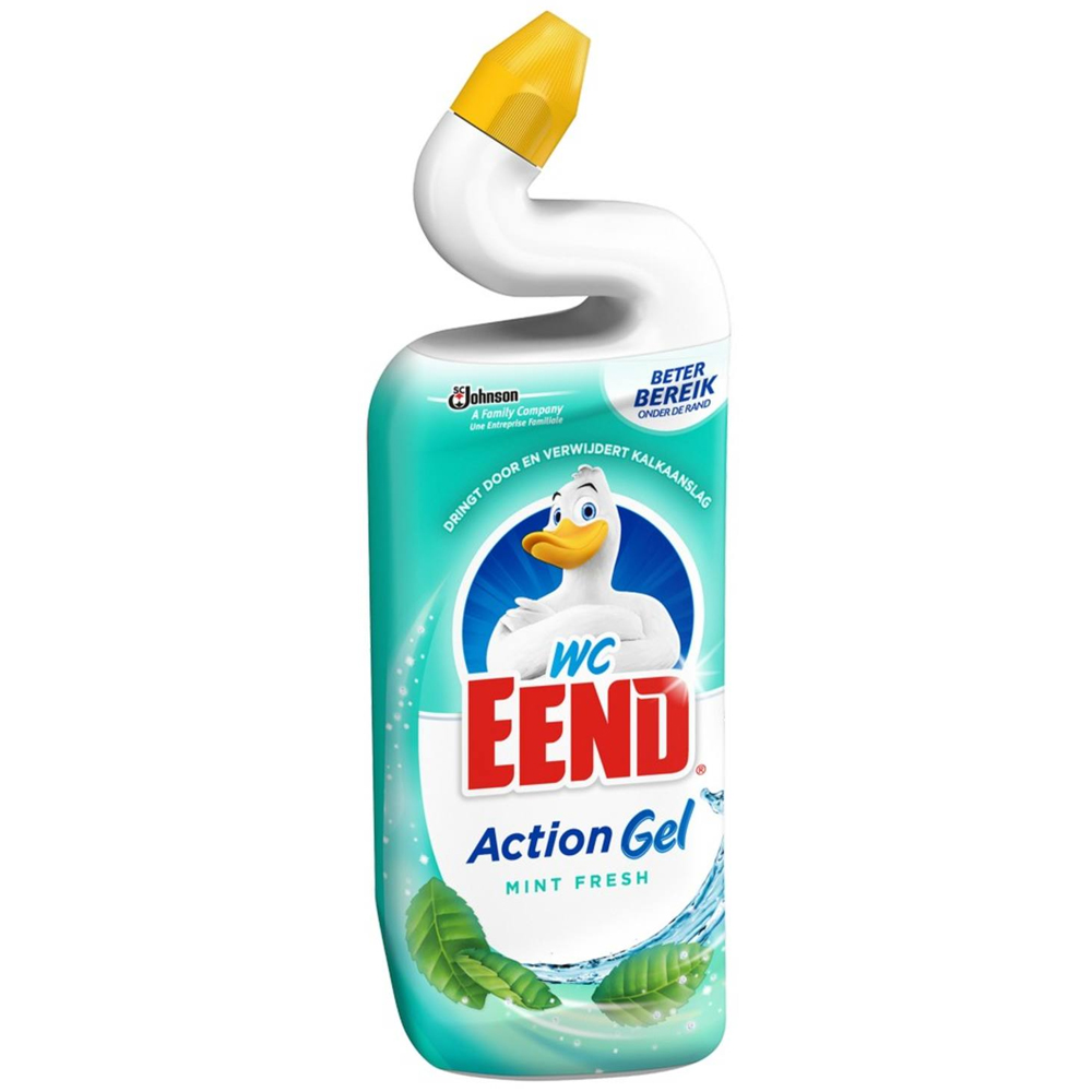 WC-Eend Toiletreiniger Action Gel Mint Fresh 750ml - Snuffelstore