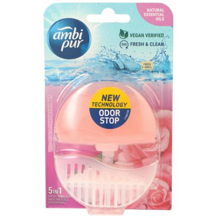 Ambi Pur Toiletblokje Wild Rose & Pink Grapefruit 55ml
