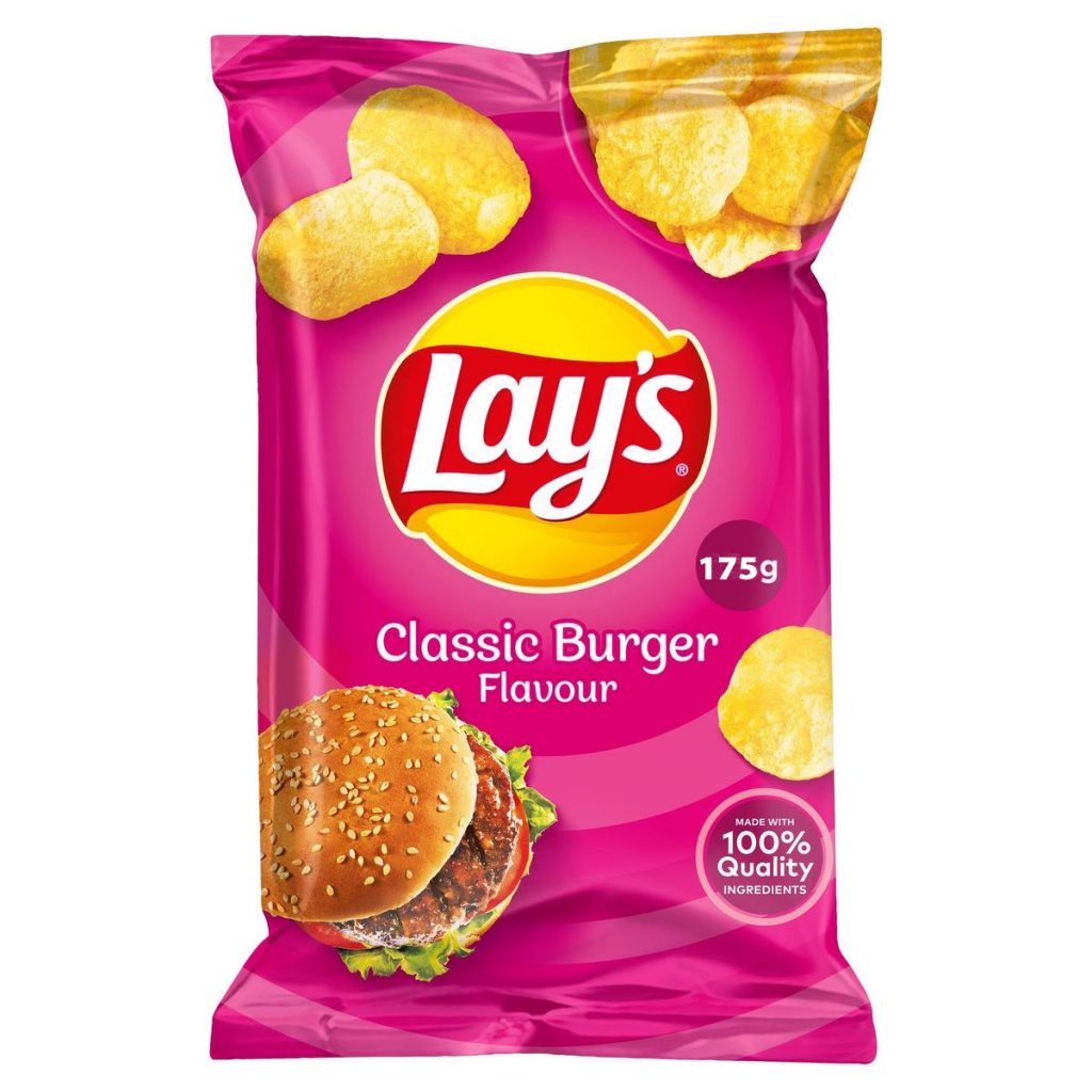 Lays Chips Classic Burger 175g Snuffelstore