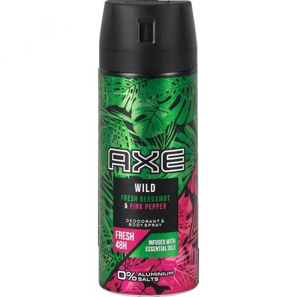 Axe Deodorant Wild Fresh Bergamot & Pink Pepper 150ml