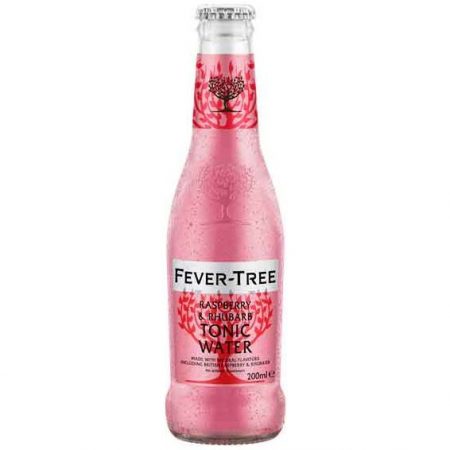 fever-tree raspberry & rhubarb tonic water 200ml