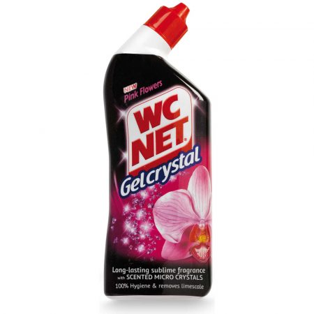 wc net gel crystal pink flower