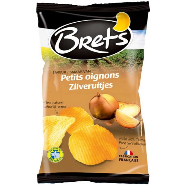 Brets chips 125gr Zilveruitjes