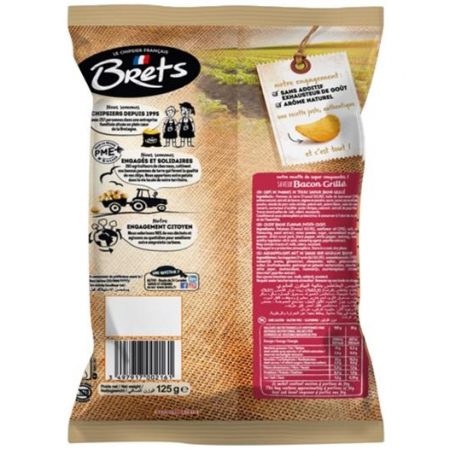 Brets chips 125gr Gegrilde Bacon