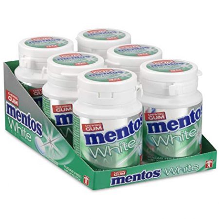 Mentos kauwgom white 6 x 60gr