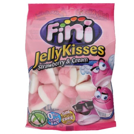 Fini Jellykisses Strawberry & Cream 100g