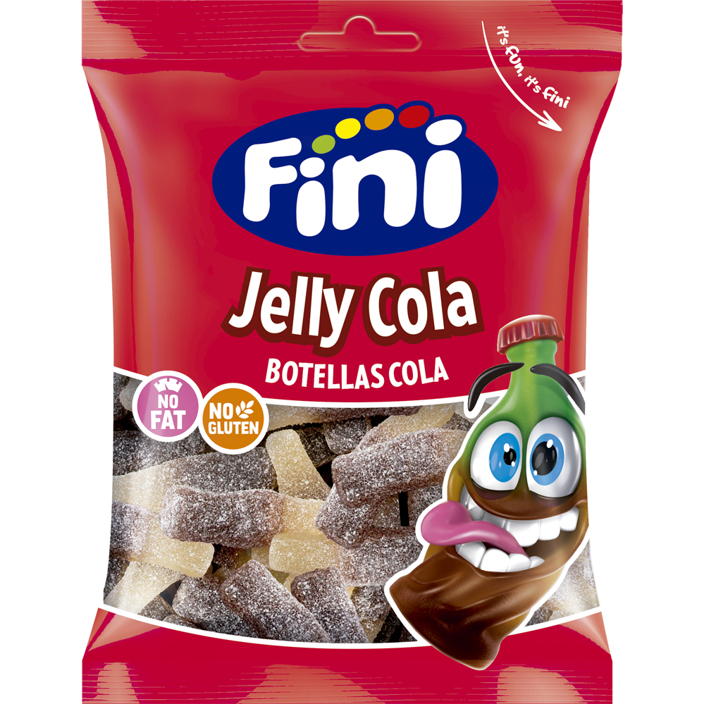 Fini Jelly Cola 100g glutenvrije colaflesjes